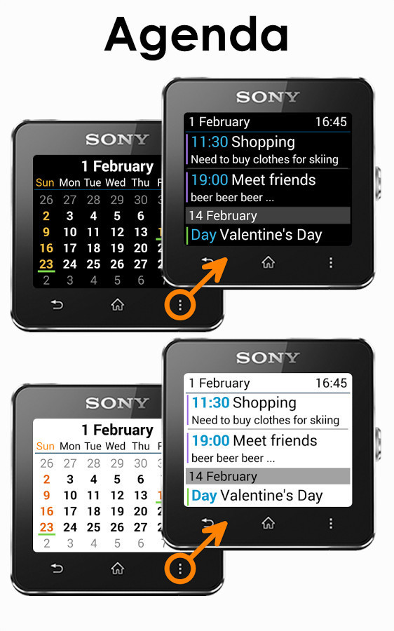Calendar SmartWatch for Android Free Download
