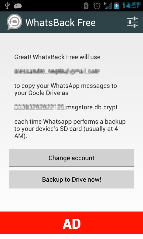 how to download whatsapp backup from onedrive to android